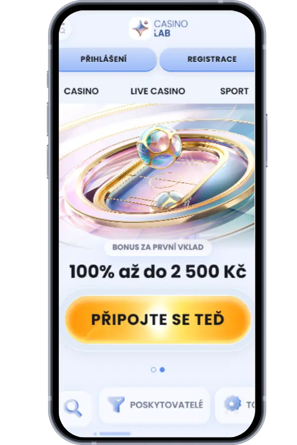 Domovská stránka kasina CasinoLab